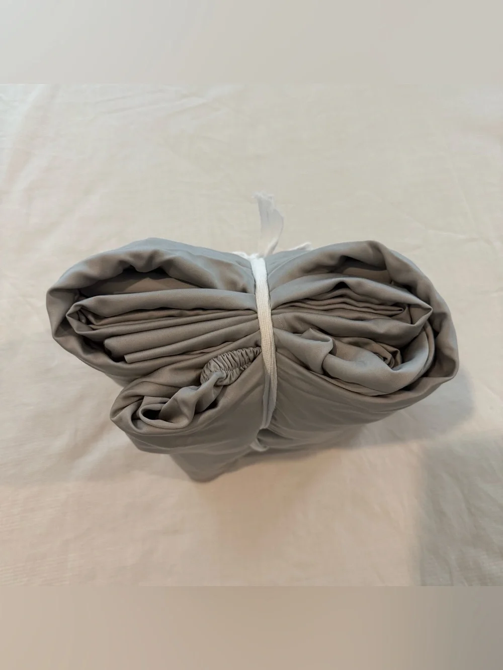 New Quince 4-piece Bamboo Sheet Set Full Size - Light Grey MSRP $124